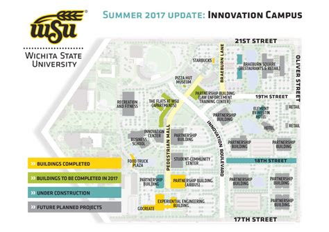 Wichita State University Campus Map Pdf - Printable Map