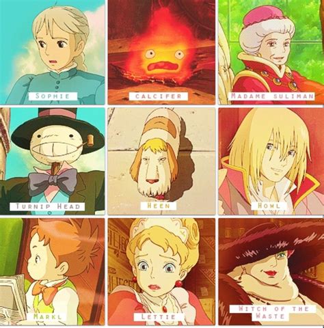 Howl's Moving Castle Characters