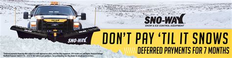 Sno-Way Snow Plows and Ice Control Equipment - | Pace, Inc.