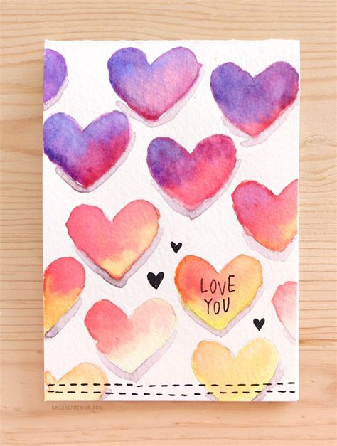 Easy DIY Valentine’s Day Card Made with Minimal Supplies – K Werner ...