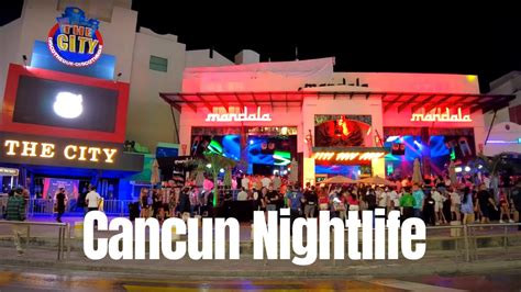 Wild Cancun Downtown Nightlife | Mexico at Night - YouTube