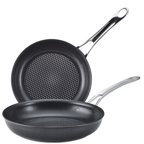 Anolon X Hybrid Nonstick Induction Frying Pan Twin Pack Set, 2-Piece ...