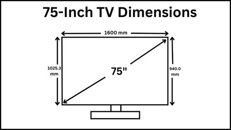 75 Inch TV Dimensions (How Wide Is A 75″ TV)