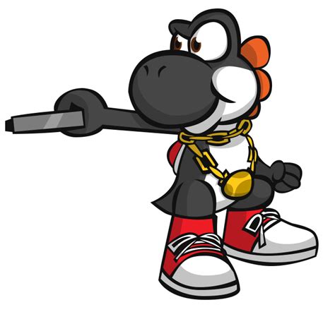 Black Yoshi by eKarasz on DeviantArt