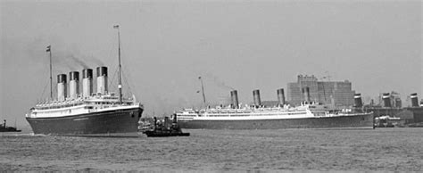 RMS Olympic, RMS Aquitania and SS Leviathan in New York, August 8th ...