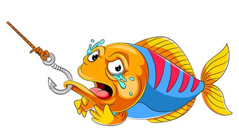 Cartoon Fish Hook