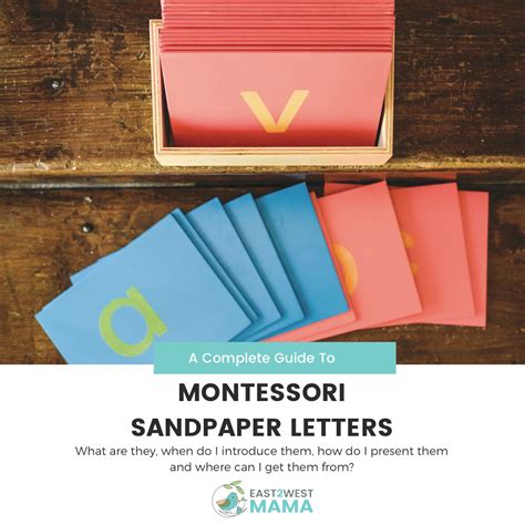 Montessori Sandpaper Letters: What are they and where can I get them ...