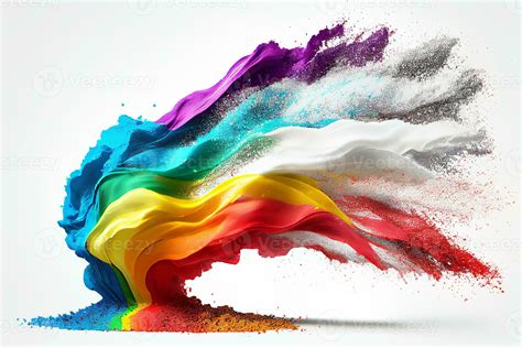 LGBT flag, Rainbow Art. Generative AI 23372364 Stock Photo at Vecteezy