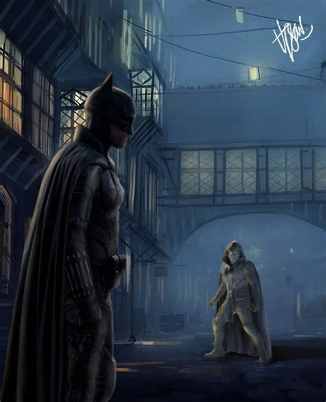 The Batman Vs The Moon Knight!!! by Uootsav on DeviantArt