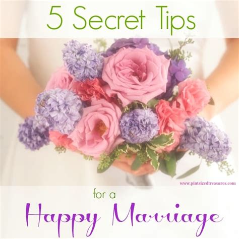 5 Secret Tips for a Happy Marriage: A Tip for Wives