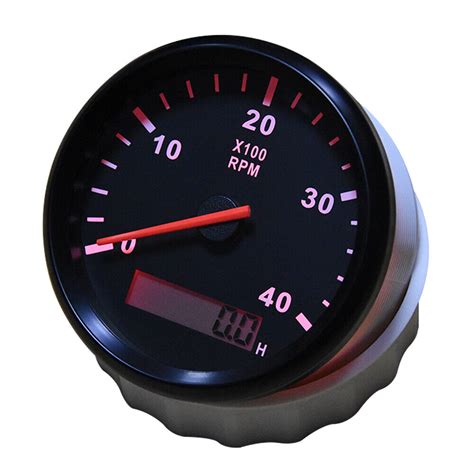 85mm Boat Marine Tachometer Diesel Engine Tacho Gauge 4000 RPM w ...