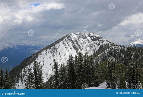 Sulphur Mountain summit stock photo. Image of rockies - 138403844