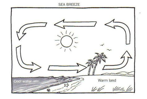 Sea Breeze And Land Breeze Diagram