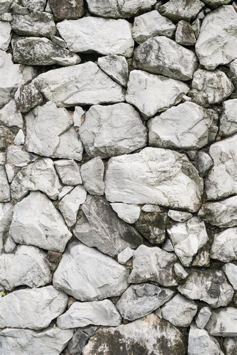 Grey Stone Wall Texture Design Background Stock Image - Image of detail ...