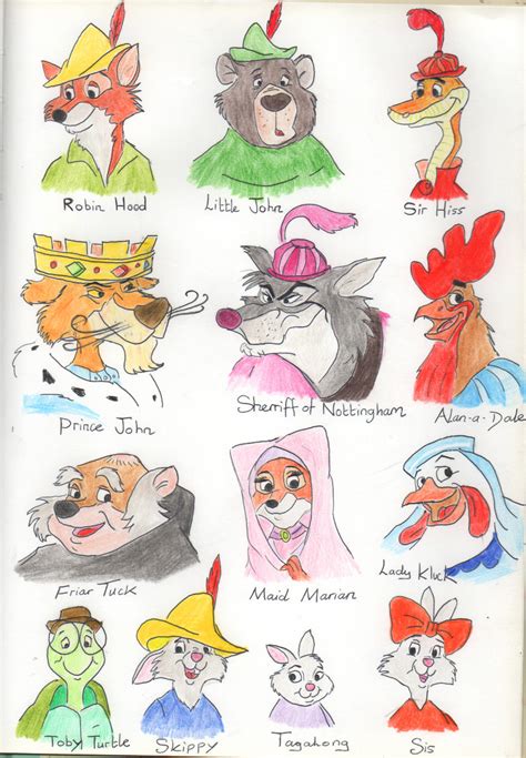 Disney Robin Hood Gallery by greydeer2010 on DeviantArt