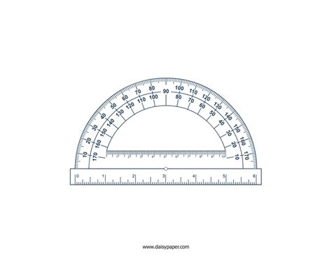 Printable Protractor Online Actual Size - Printable Protractor â ...