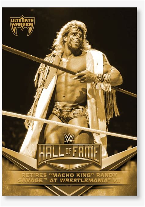 2018 Topps Wwe Ultimate Warrior Hall Of Fame Tribute - Ultimate Warrior ...