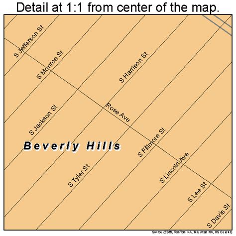 Beverly Hills Florida Street Map 1206125