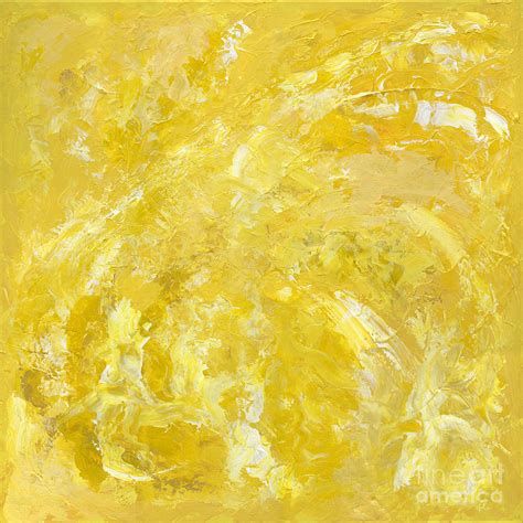 Yellow Color of Energy Painting by Ania Milo - Fine Art America