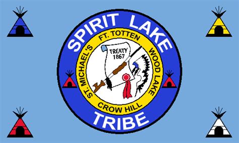 Spirit Lake Tribe Flag | 3x5ft outdoor Native American flag ...