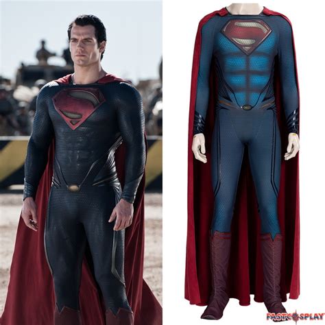 Superman Man of Steel Superman Cosplay Costume