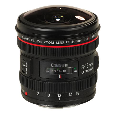 Canon EF 8-15mm f/4L Fisheye USM Ultra-Wide Zoom Lens