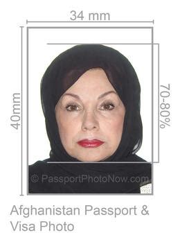 Afghanistan Passport and Visa Photos Printed and Guaranteed accepted