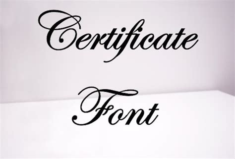 Certificate Font, Beautiful Certificate Font, Handwritten Font ...