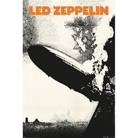 Led Zeppelin I Cover Poster – Motor City Guitar