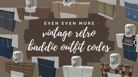 Bloxburg Outfit Codes Vintage