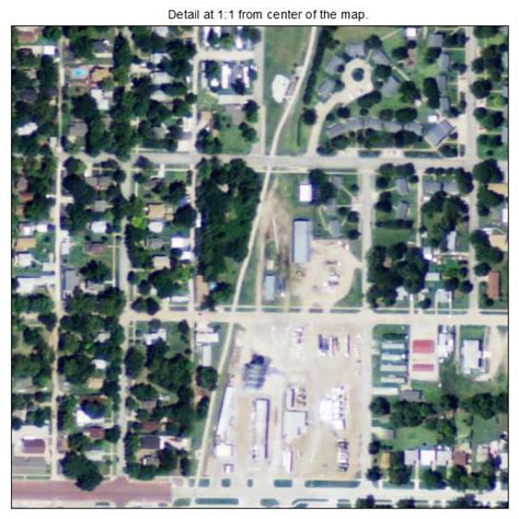 Aerial Photography Map of Lindsborg, KS Kansas