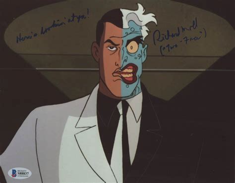 Richard Moll Signed "Batman: The Animated Series" 8x10 Photo Inscribed ...