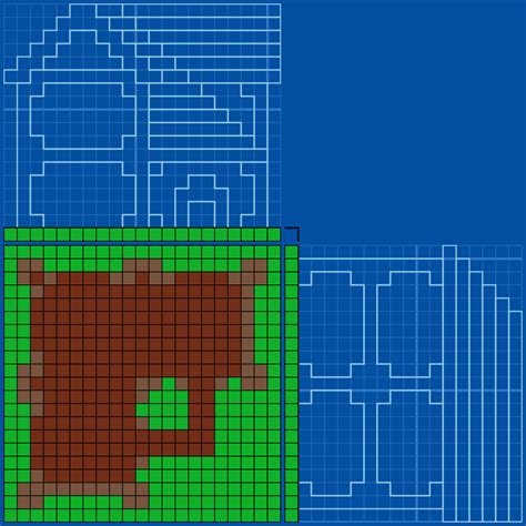 Brick House 8 - Blueprints for MineCraft Houses, Castles, Towers, and ...