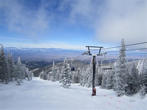 Santa Fe Ski Area as seen from the top of the Triple chair in 2012 ...