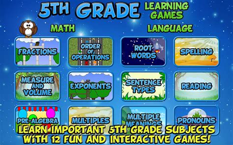 Fifth Grade Learning Games - Android Apps on Google Play