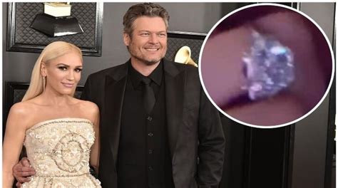 Gwen Stefani debuts stunning diamond ring given by Blake Shelton ...