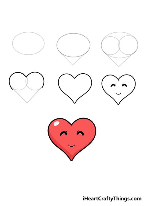 Heart Drawing - How To Draw A Heart Step By Step!