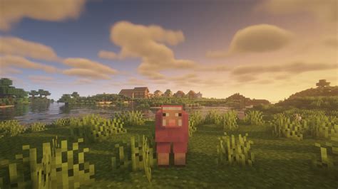 Pink sheep from minecraft Google Chrome Theme and Wallpaper