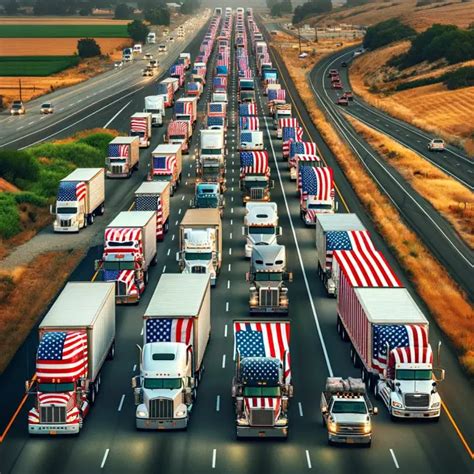 Truck MAGA Convoy Makes Its Way to the Southern Border