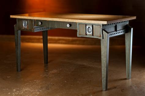 Industrial Style Office Desk steampunk by GriffinModern on Etsy