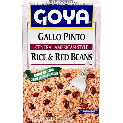 Goya Gallo Pinto Central American Style Rice & Red Beans 8 Oz - Walmart ...