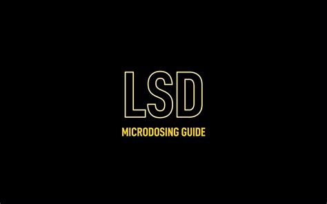 Microdosing LSD & Common Dosage Explained | Reality Sandwich