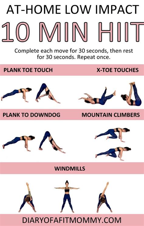 Low Impact Hiit Workout For Beginners - WorkoutWalls