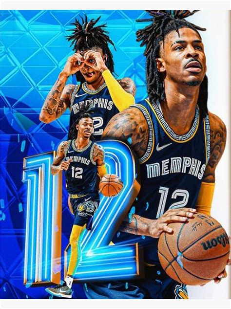 "Ja Morant Dunk Poster" Poster for Sale by brianmorettin | Redbubble