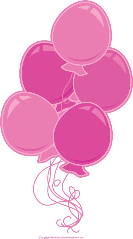 Free Birthday Balloons Clipart | Birthday balloons, Birthday balloons ...