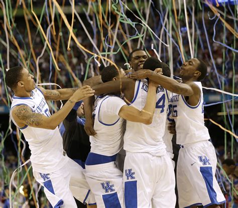 Kentucky Wildcats celebrate NCAA championship win