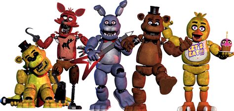 Download Five Nights Png - Five Nights At Freddy's Characters Png PNG ...