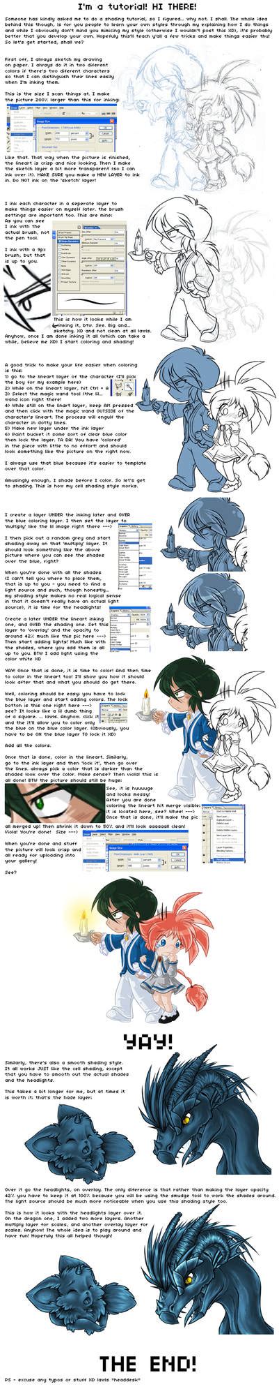 Ink, shading + color tutorial by Daffupanda on DeviantArt