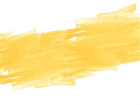 Free Vector | Yellow watercolor brush stroke design decorative background