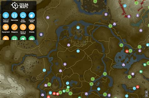 Fan-made Breath of the Wild interactive map aims to be the game’s own ...